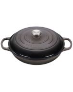 Le Creuset Braiser 3.5 Quart - Signature Series - Oyster Grey (LS2532-307FSS)