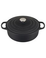 Le Creuset 6.75 Quart Signature Round Wide Oven | Licorice