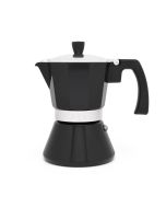 Escali London Sip - Matte Black Stainless Steel Stovetop Espresso