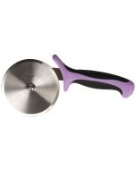 Mercer's (M18604PU) 4" Commercial Pizza Cutter w/ Purple Handle - From the Millennia™ Line