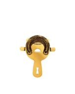 Mercer Barfly 4 Prong Heavy-Duty Spring Bar Strainer | Gold Plated