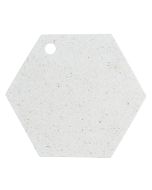 Elements Collection Terrazzo Stone Hexagon Serving Board by Typhoon