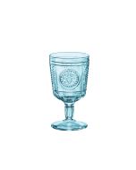 Bormioli Rocco (Gift Box of 4) 10.75oz Romantic Stemware | Light Blue