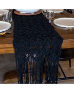 Everything Kitchens 13" x 86" Macrame Table Runner | Blake