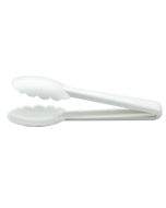 Mercer Culinary Hell's Tools High-Heat 9.5" Utility Tongs | White