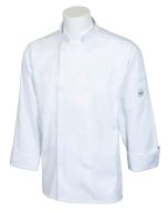 Mercer Millennia Cutlery: Large White Unisex Chef Coat/Chef Jacket for Food Industry Professionals, M60010WHL