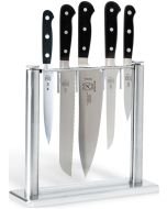 Mercer Cutlery Renaissance Knife Set Glass Block Set 6 Piece