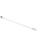 Mercer Barfly 19.6-inch Stainless Steel Bar Spoon with Fork