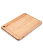 John Boos Prestige Series 22" x 16" x 1.25" Cutting Board with Juice Groove and Finger Hole | Northern Hard Rock Maple