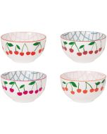  image shows Danica Jubilee Everyday Bowls (Set of 4) | Very Cherry against a blank, white background