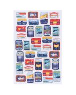 image shows Now Designs by Danica Printed Dishtowel | Del Mar against a blank, white background