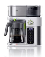 Braun 10-Cup MultiServe Drip Coffee/Iced Coffee/Hot Water Machine - White