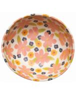 image shows Now Designs by Danica 22oz Melamine Cereal Bowl | Full Bloom against a blank, white background