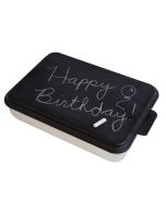 Aluminum Cake Pan with Black Chalkboard Lid - NCP-CB-8