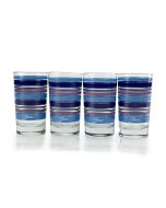  Fiesta® 7 oz. Juice Glasses Set (Nightfall Stripes)