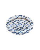Bamboo Table Oval Platter | Indigo Song