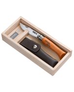 Opinel No.08 Carbon Steel Folding Knife with Sheath