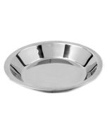 Nine Inch Pie Plate by Norpro in Stainless Steel