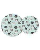 Now Designs Cat’s Meow 2-Piece Bowl Covers - 2023007