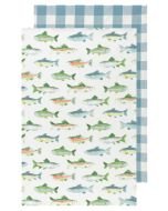 Now Designs Gone Fishin’ Dish Towel 2-Piece Set - 2232079