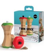 OTOTO Twin Spice Apple Core Salt & Pepper Grinder Set
