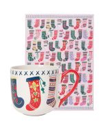 Danica Jubilee  Mug and Dishtowel Set | Winter Woolens