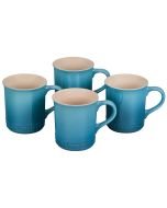 Le Creuset 14 oz Mugs (Set of 4) | Caribbean Blue