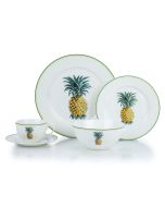 Everything Kitchens 20-Piece Porcelain Dinnerware Set | Pineapple
