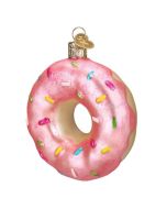 Old World Christmas Ornament | Pink Sprinkles Donut