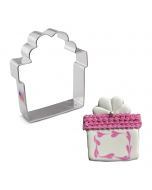 Ann Clark 3.25" Present with Bow Cookie Cutter by Flour Box Bakery
