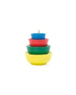 Twinkl Toast Stackable Miniature Vintage Bowls ornament | Primary against a white background