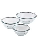 Pyrex 6 Pc. Mixing Bowl Set with Colored Lids - Lodging Kit Company