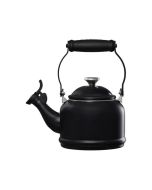 Le Creuset 1.25 Qt. Demi Kettle Tea Pot Stainless Steel Knob | Licorice