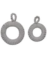 Danica Heirloom Orb Trivets (Set of 2) - Dove Gray