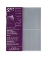 C.R. Gibson Recipe Book Pocket Page Refill Pack (QP12)