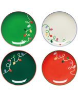 Danica Jubilee Set of 4 Appetizer Plates | Holiday Glow