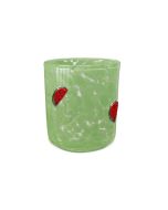  image shows The SOi Company 12oz Icon Confetti Candle | Watermelon Mojito against a blank, white background