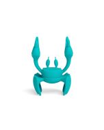 image shows OTOTO Crab Spoon Holder & Steam Releaser | Aqua against a blank, white background  