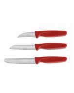 Wusthof Create 3-Piece Paring Knife Set | Red
