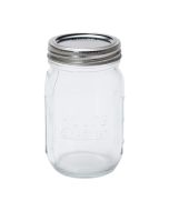 Roots & Harvest Pint Regular Mouth Canning Jars | Pack of 12