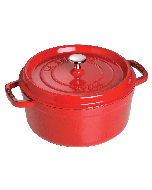 Staub Round Cocotte/Dutch Oven 9qt - Cherry 1103006