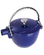 Staub Round Teapot Kettle 1QT - Dark Blue 1650091