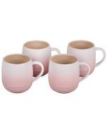 Le Creuset 13oz Heritage Mugs (Set of 4) | Shell Pink