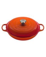 Le Creuset 9 Qt. Signature Round Dutch Oven w/Stainless Steel Knob - W –  Chef's Arsenal