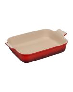 Le Creuset 4 Qt. Rectangular Heritage Baking Dish | Cerise/Cherry Red