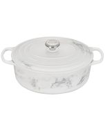 Le Creuset 6.75 Qt. Oval Signature Dutch Oven (Marble Applique) 