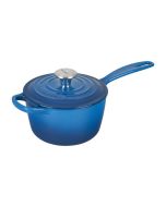 Le Creuset 2.25 Qt. Signature Enameled Cast Iron Saucepan with Stainless Steel Knob | Marseille Blue