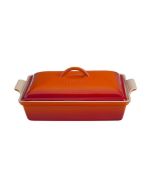 4-Quart Heritage Covered Rectangular Casserole - Flame - PG07053A-332