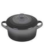 STAUB Cast Iron Oval Mini Cocotte, 11cm, Graphite Grey