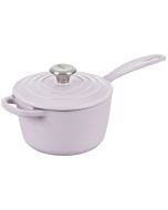Le Creuset 1.75 Qt. Signature Enameled Cast Iron Saucepan with Stainless Steel Knob - Shallot